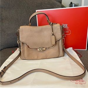 Coach Madison Sadie Crossbody Glitter Lizard